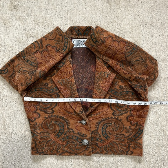 Silverado Women's Paisley Bomber Jacket - Tan - Picture 12 of 12